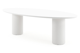 Ovaal - L 260 x B 125 x H 73.5 cm