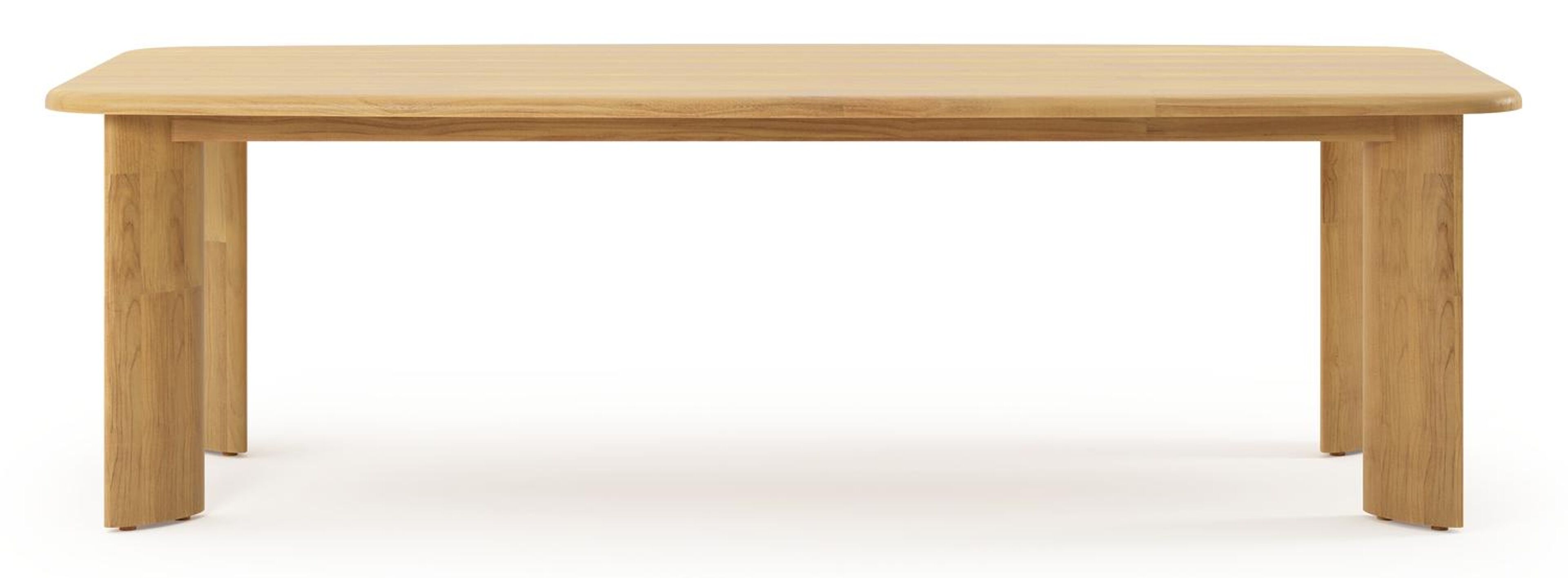 Gardo tuintafel bootvorm in teak - L 255 x B 115 x H 75 cm