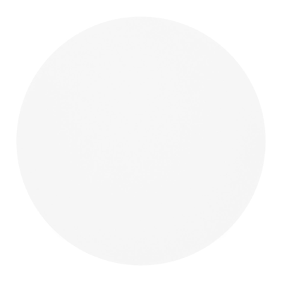 Fano low dining low dining loungetafel rond in zwart aluminium en volkeramiek Arctic White - Dia. 85 x H 55 cm