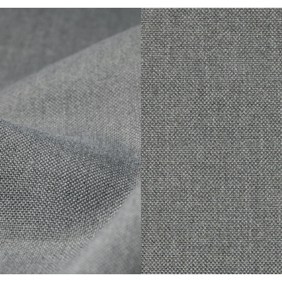 Toma loungehoek in zwart aluminium met grijs polyester kussens en loungetafel