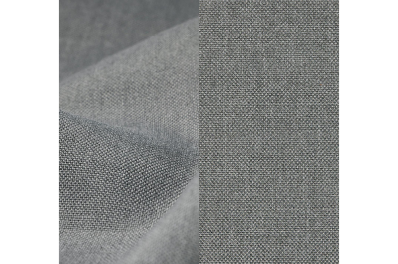 Caldela loungehoek in wit aluminium met grijs polyester kussens en loungetafel