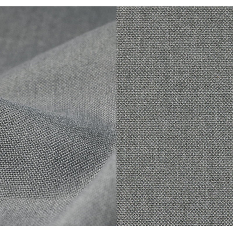 Toma loungehoek in zwart aluminium met grijs polyester kussens en loungetafel