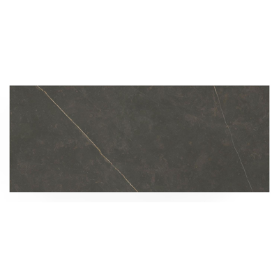 Verato tuintafel in zwart aluminium en volkeramiek calatorao - L 170 x B 70 x H 106 cm