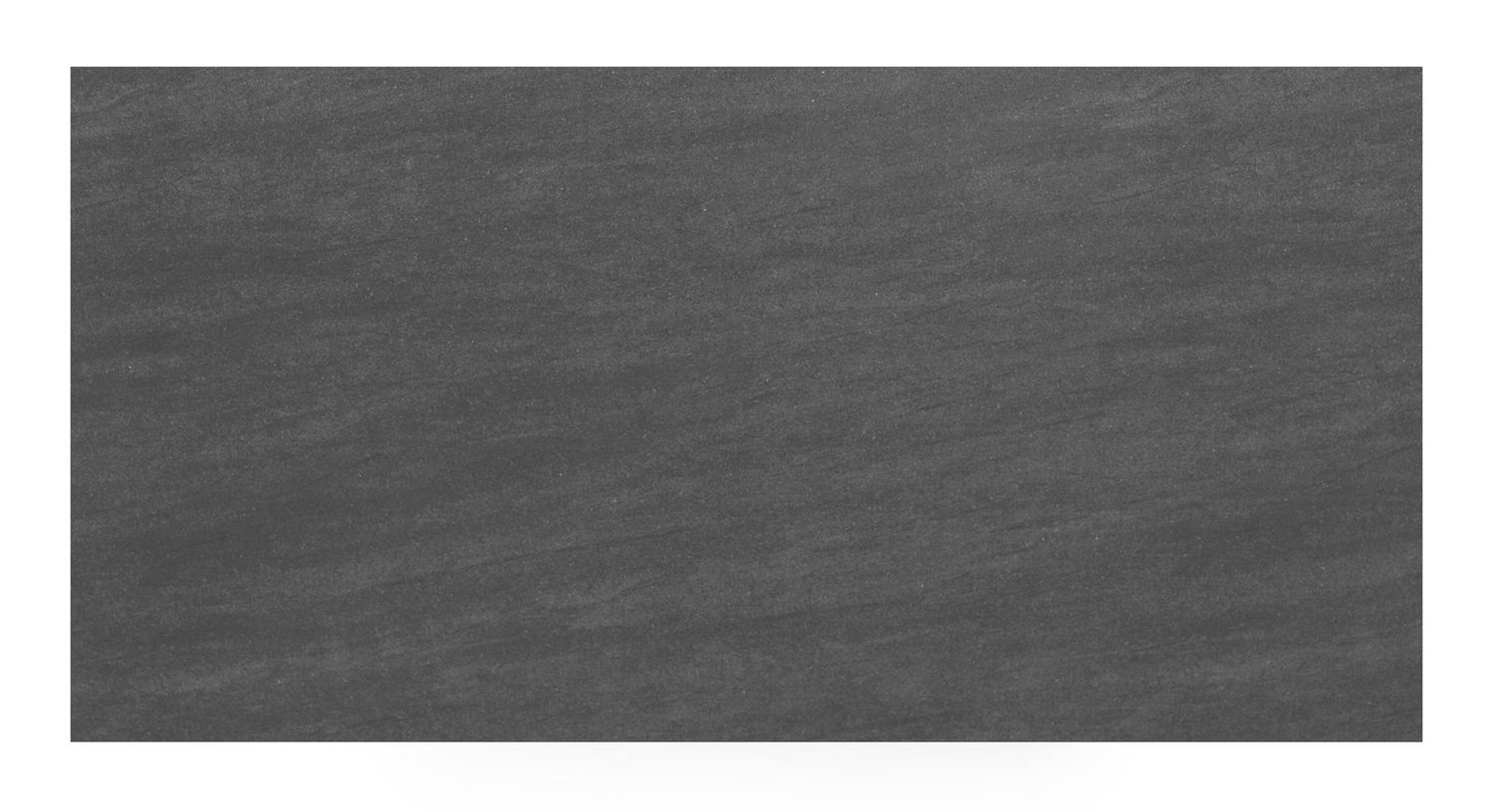 Table de jardin Cirello en aluminium noir et céramique pleine basalt black - Lg 200 x Larg. 100 x H 75 cm