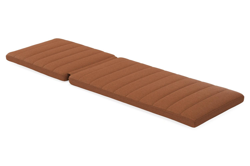 Ligbedkussen in Weather+ Softtouch rust