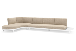 Chaise longue rechts + 3-zit