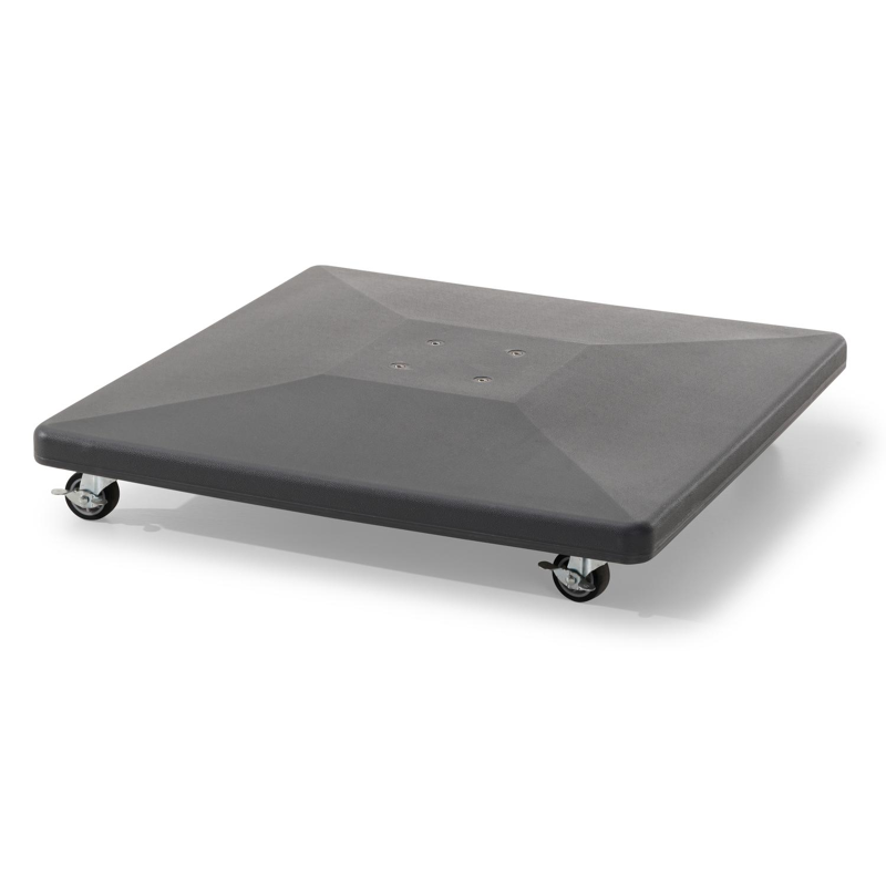 Avola parasolvoet grijs beton van 90 kg met wielen