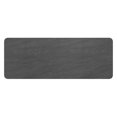 Orso tuintafel rechthoekig afgerond in zwart aluminium en volkeramiek basalt black - L 290 x B 110 x H 74.5 cm