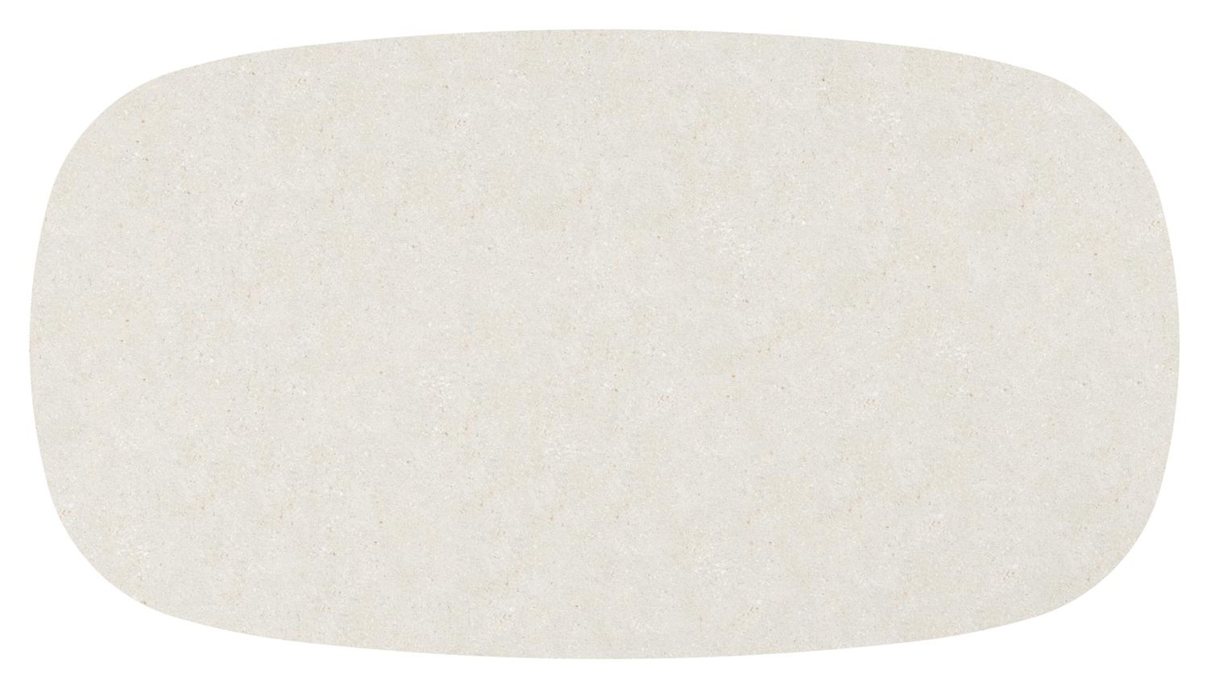 Table de jardin Amico bombo xl en aluminium blanc et céramique pleine Shilin - Lg. 270 x Lrg. 148 x Haut. 74 cm