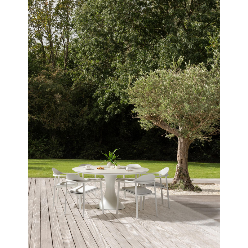 Fano (Piemonte) stoelkussen in all weather sunbrella® luxe savane nimbus