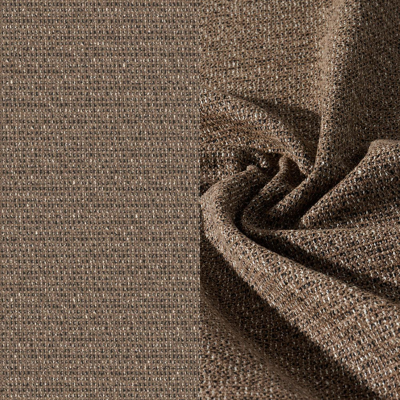 Salon de jardin Lomano en aluminium noir et corde luxe plate tissée verticalement beige et coussins en all weather solica Firenze Bamboe