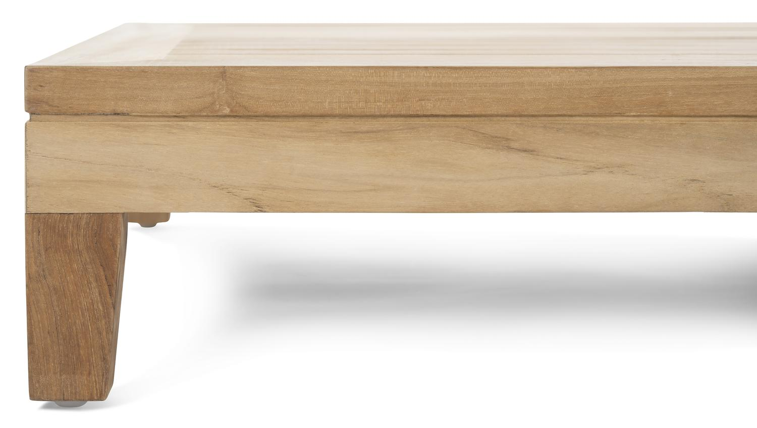 Cosito loungetafel in teak - L 120 x B 78 x H 20 cm