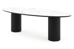 Ovale - Lg. 260 x Lrg. 125 x Haut. 73.5 cm