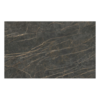 Como tuintafel rechthoekig in beige aluminium en volkeramiek Black Obsession - L 160 x B 100 x H 73 cm