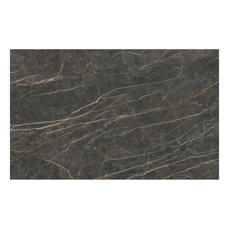 Como tuintafel rechthoekig in beige aluminium en volkeramiek Black Obsession - L 160 x B 100 x H 73 cm