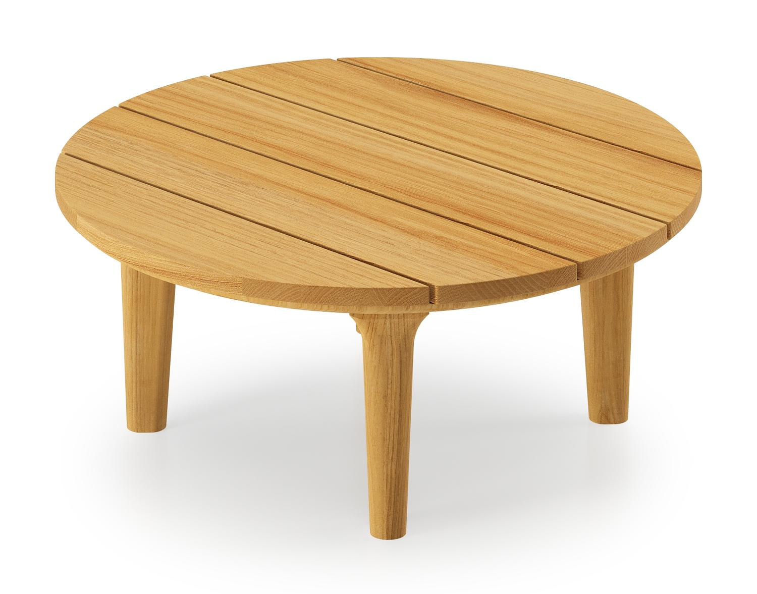 Table basse Bomero en teck - Diam. 65 x  Haut. 27cm