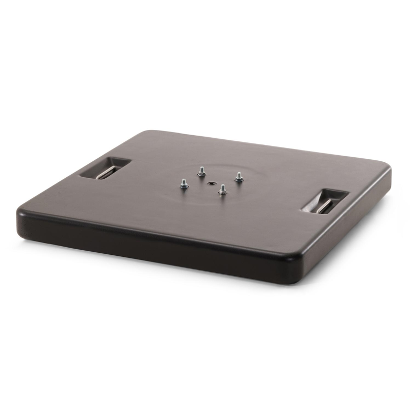 Lapido parasolvoet zwart beton van 120 kg