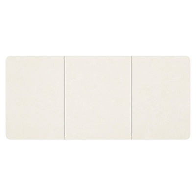 Alora tuintafel in beige aluminium en sintered stone beige - L 220 x B 100 x H 74 cm