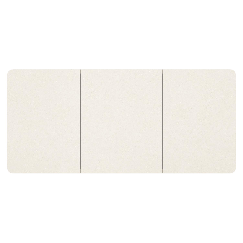 Alora tuintafel in beige aluminium en sintered stone beige - L 220 x B 100 x H 74 cm