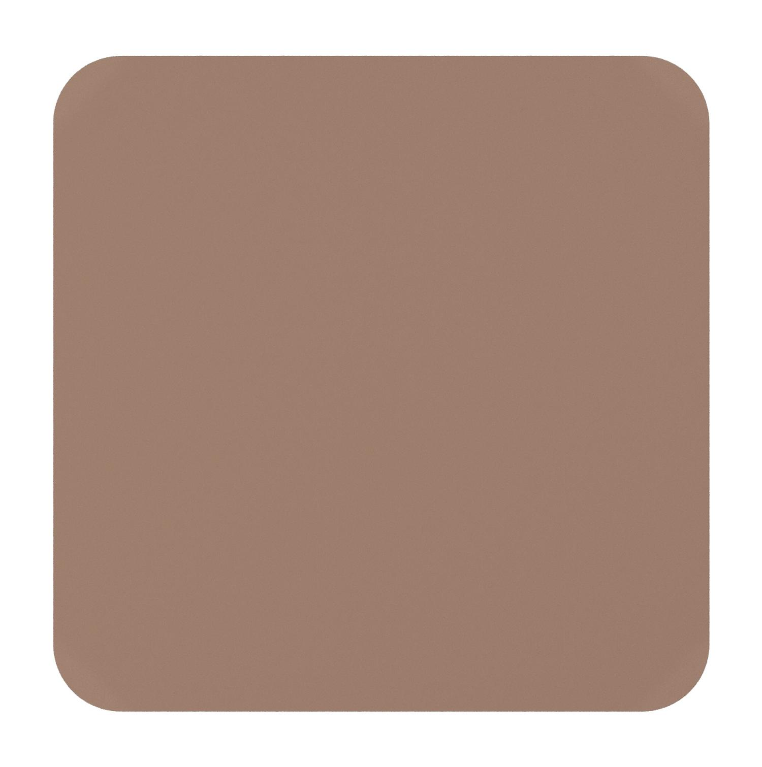 Table de jardin Orso carré arrondi en aluminium taupe - Lg. 90 x Lrg. 90 x Haut. 75 cm