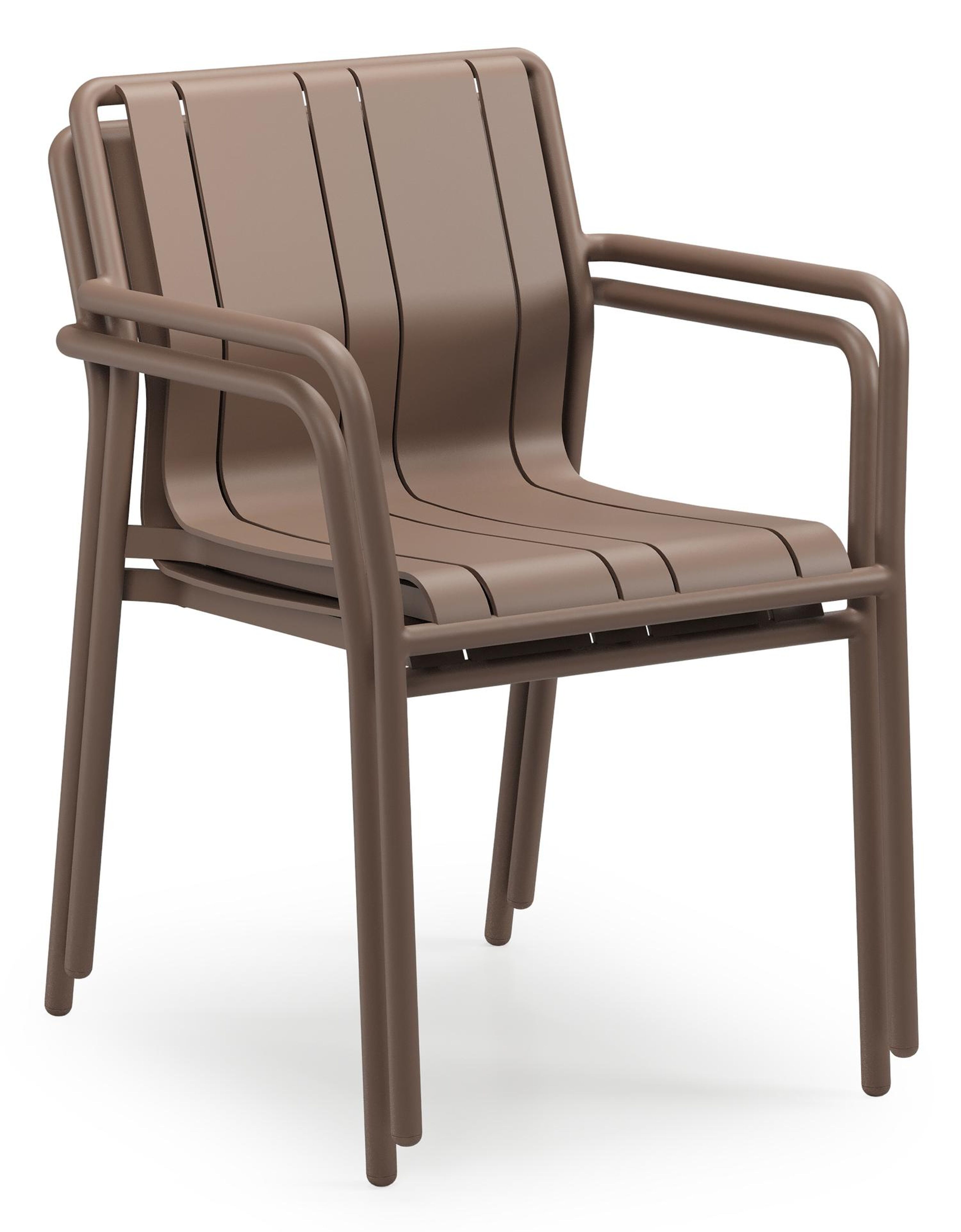 Bolito tuinstoel in taupe aluminium