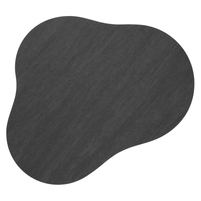 Lomano loungetafel cloud in zwart aluminium en volkeramiek Basalt Black - L 131 x B 108 x H 25 cm