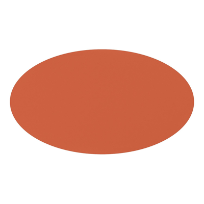 Table de jardin Fano ovale en aluminium brun rouille - Lg. 140 x Lrg. 80 x Haut. 75 cm