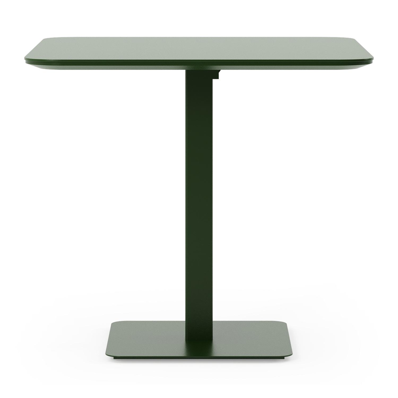 Fano kantelbare tuintafel in groen aluminium - L 80 x B 80 x H 73 cm