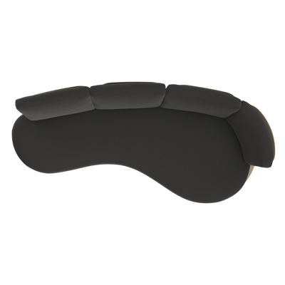 Donato loungebank in beige aluminium met natte sooty all weather sunbrella® luxe kussen