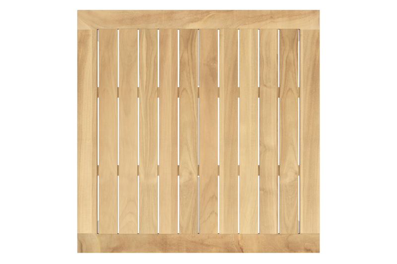 Feltro tuinset in wit aluminium en teak Natural Finish met 2 Matera tuinstoelen