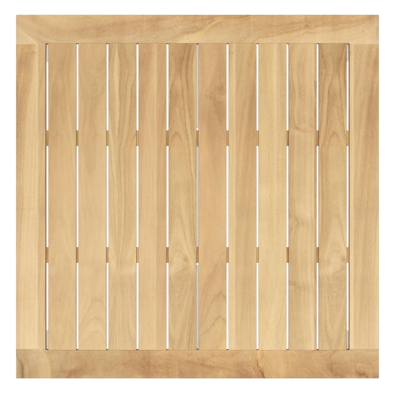 Feltro tuinset in wit aluminium en teak Natural Finish met 2 Madura tuinstoelen