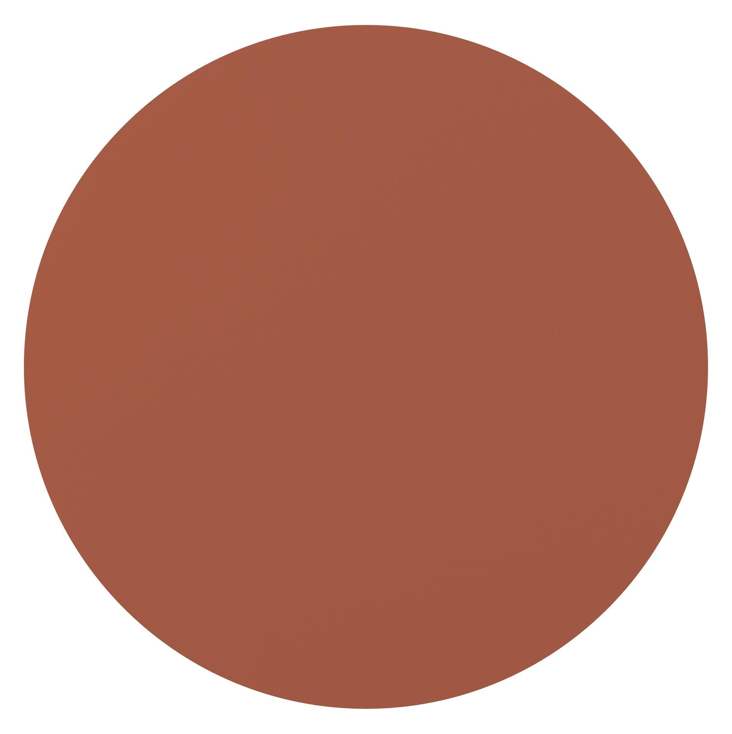 Fano tuintafel in roestbruin aluminium - Dia. 110 x H 75 cm