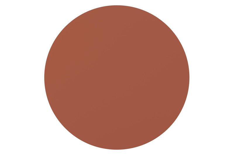 Fano tuintafel in roestbruin aluminium - Dia. 110 x H 75 cm