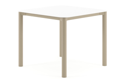 Afgerond vierkant - L 90 x B 90 x H 75 cm