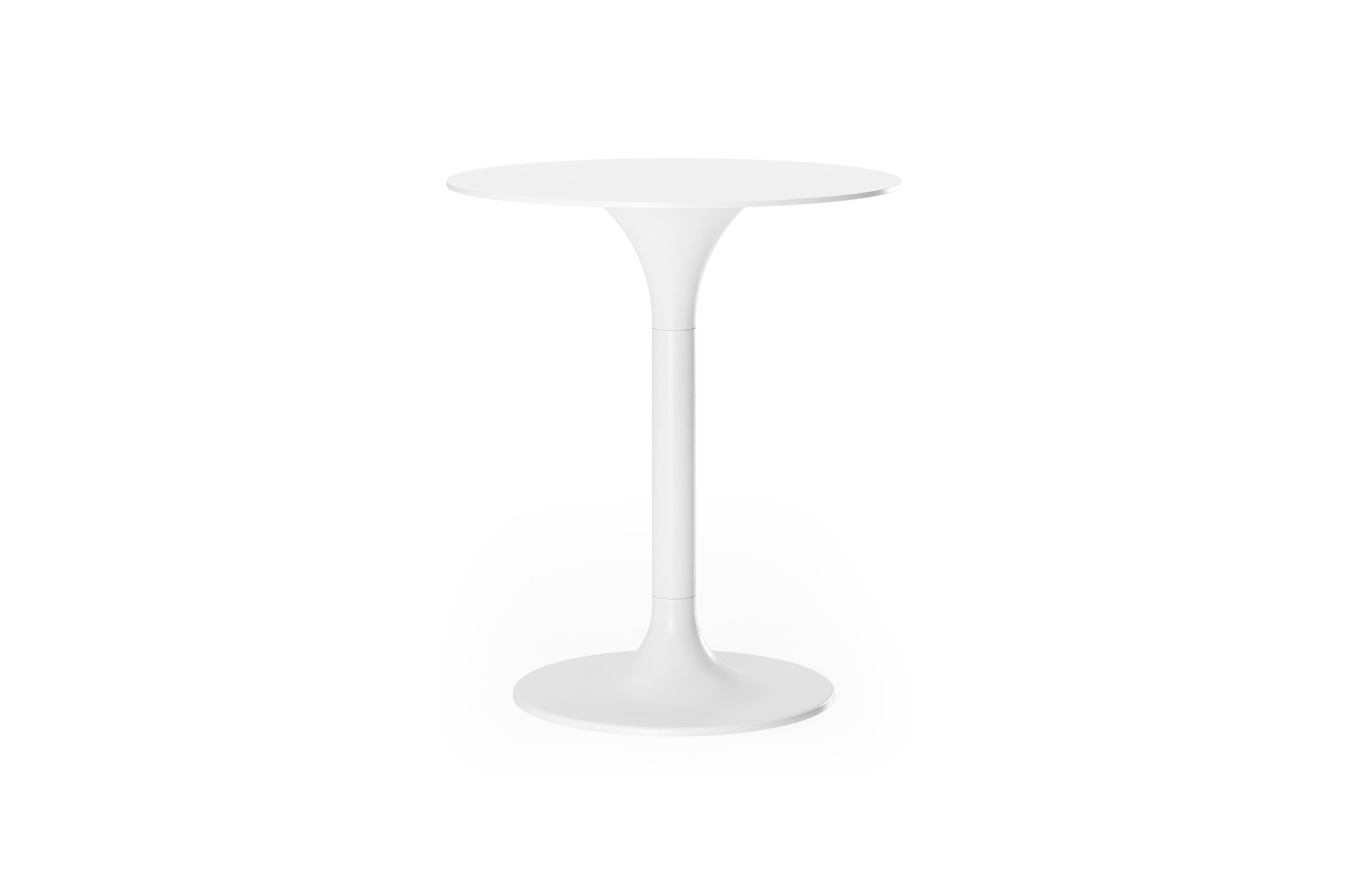 Fano bijzettafel in wit aluminium  - Dia. 43 x H 51 cm