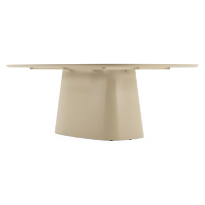 Amico tuintafel bombo xl in beige aluminium en volkeramiek Colorado Dunes - L 210 x B 148 x H 73.5 cm