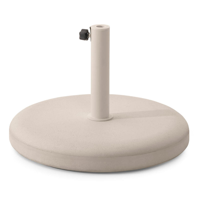 Plana parasolvoet beige beton van 40 kg