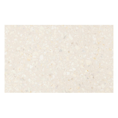 Como tuintafel rechthoekig in wit aluminium en volkeramiek retrostone - L 160 x B 100 x H 75 cm