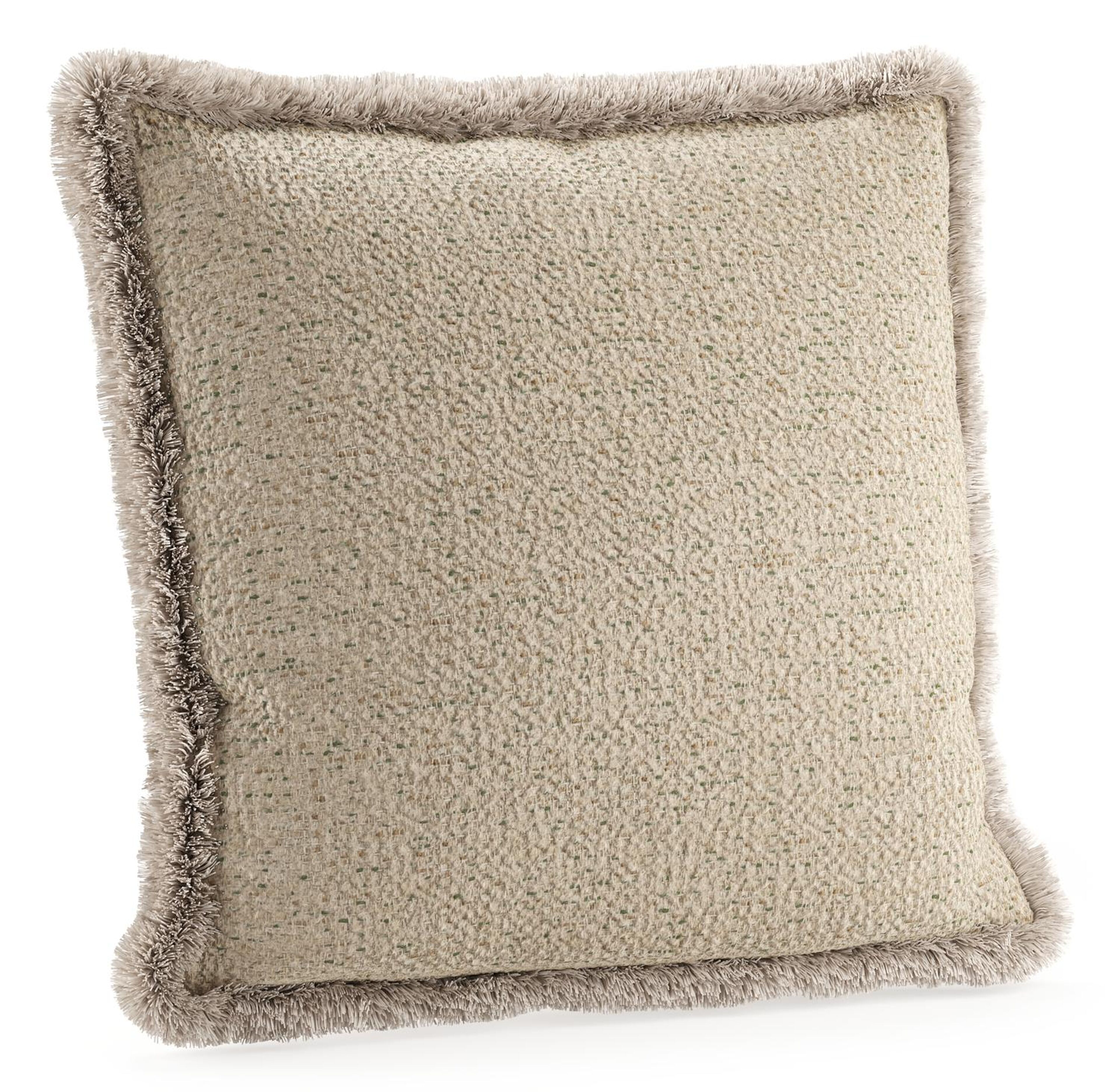 Sierkussen met franjes 45 x 45 cm in all weather cosytica bora forest