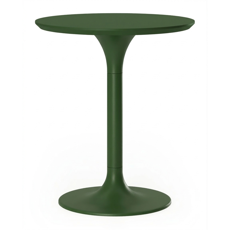 Table d'appoint Fano en aluminium vert avec vert - Dia. 43 x H 51 cm