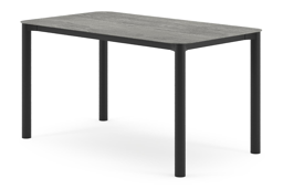 Rechthoekig afgerond - L 140 x B 80 x H 75 cm