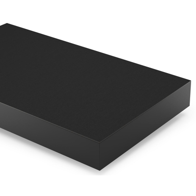 Como loungetafel in zwart aluminium en nero black volkeramiek - L 140 x B 80 x H 20 cm