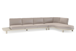 Chaise longue gauche+ 3-pl