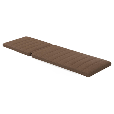 Ligbedkussen in weather+ softtouch donkerbruin