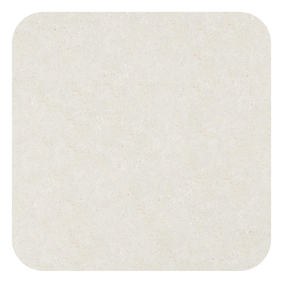 Amico tuintafel afgerond vierkant in wit aluminium en volkeramiek Shilin - L 148 x B 148 x H 73.5 cm