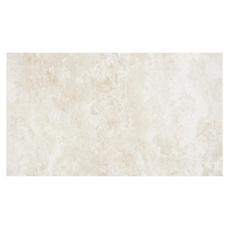 Table de basse Como rectangulaire en aluminium blanc et céramique pleine Rapolano - Lg. 140 x Lrg. 80 x Haut. 20 cm