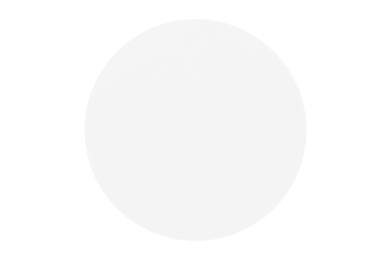 Table d'appoint Fano en aluminium blanc  - Dia. 43 x H 51 cm