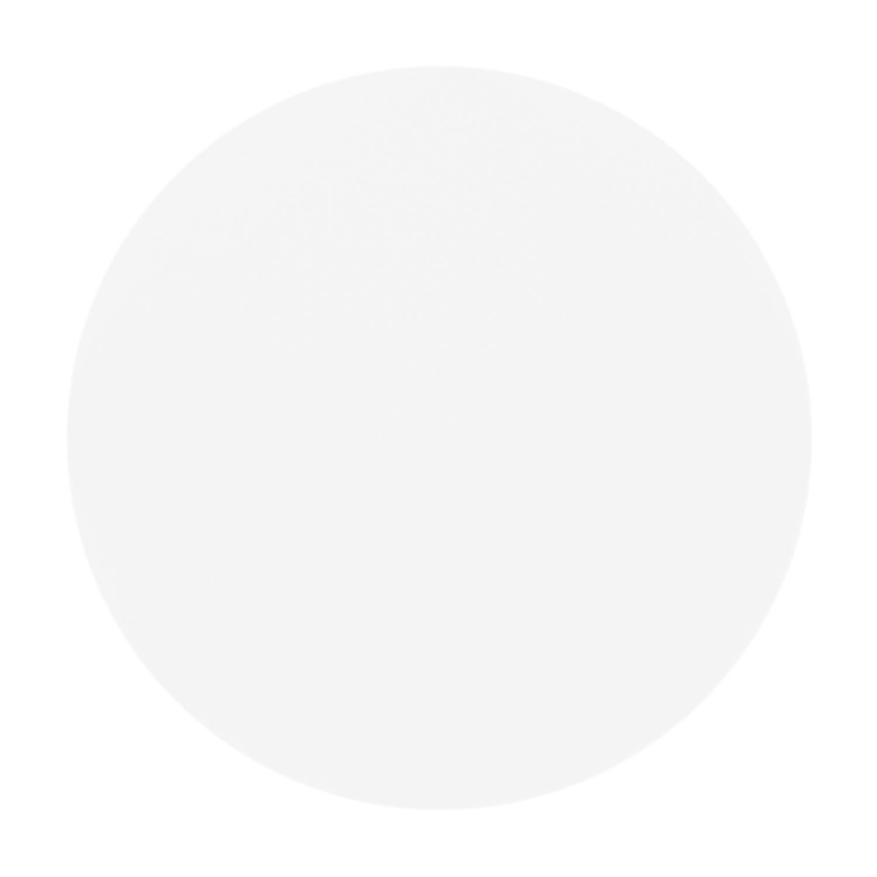 Fano bijzettafel in wit aluminium  - Dia. 43 x H 51 cm