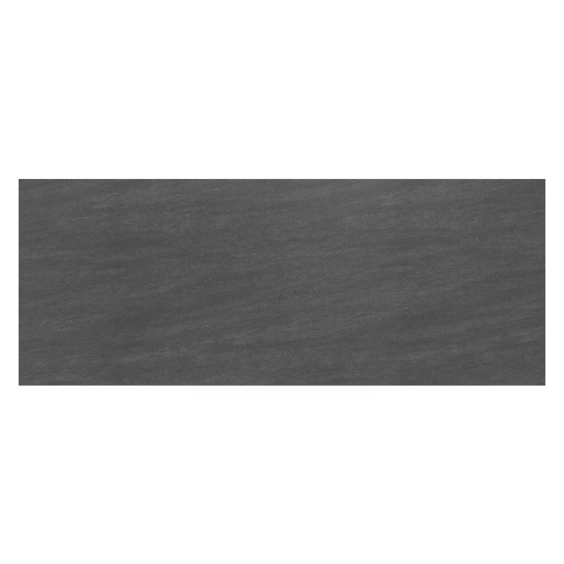 Cesano tuintafel rechthoekig in wit aluminium en volkeramiek Basalt Black - L 280 x B 110 x H 75 cm