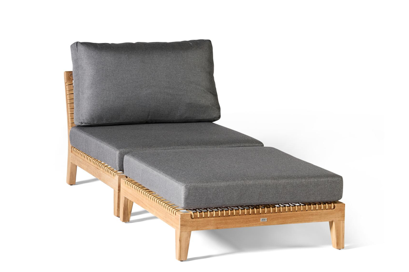 Cosito loungestoel met poef